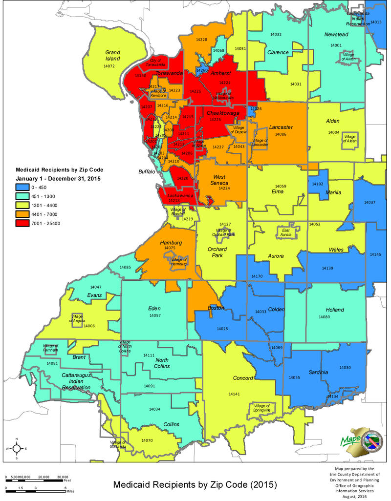 Medicaid enrollment up 4 per year in Erie County, county report shows