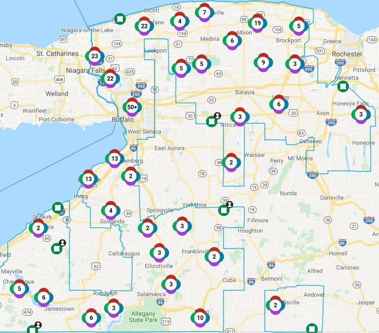 Strong wind storm knocks out power to tens of thousands WBFO