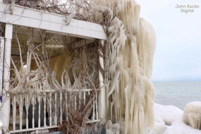 Wind Water Cold Create Lake Ontario Ice House Great Lakes Today