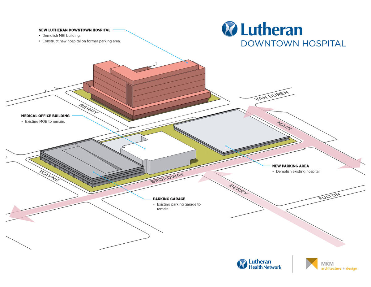 Lutheran Health Network To Build New Downtown Fort Wayne Hospital ...