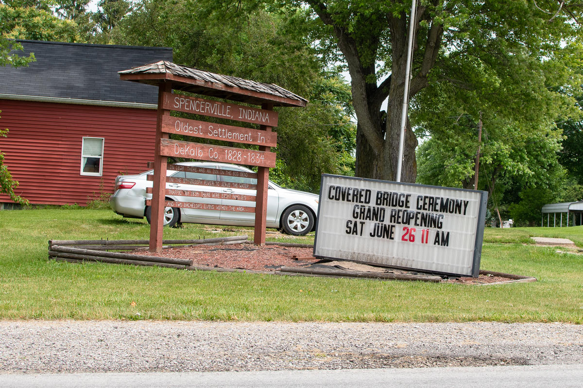 Spencerville's Historic Covered Bridge Reopening Northeast Indiana