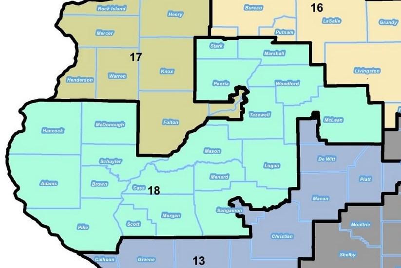 illinois 18th congressional district map Field Widens For The 18th Dist Seat Peoria Public Radio illinois 18th congressional district map