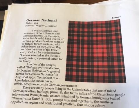 german tartan kilt