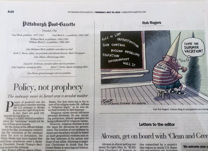 Pittsburgh Post-Gazette Editorial Page Not Publishing Longtime ...