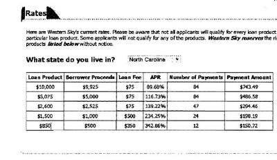Western Sky Loans >> North Carolina Sues Online Lending Companies Wfae Western Sky Loans >> North Carolina Sues Online Lending Companies Wfae