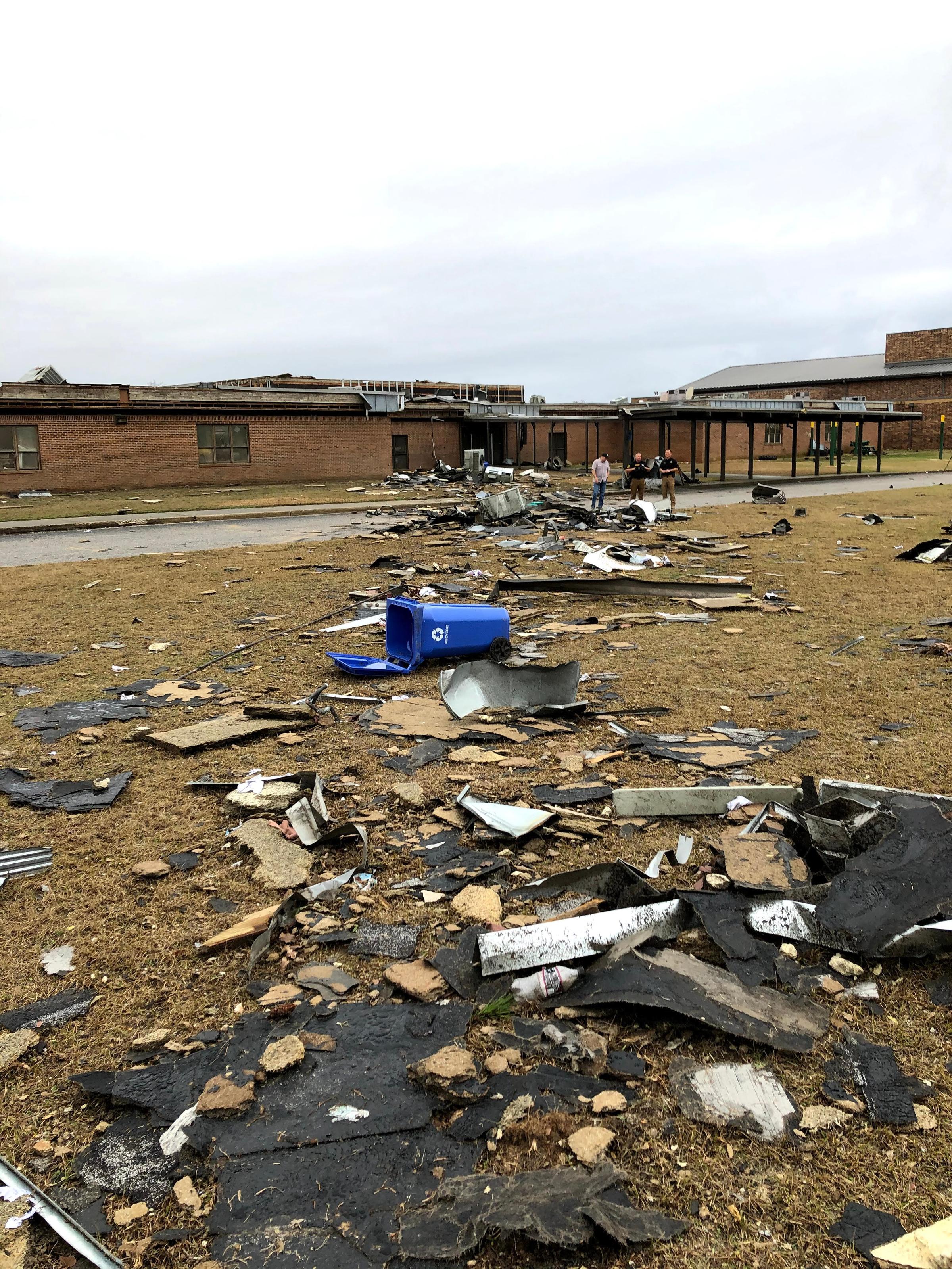 Tornado Causes Major Damage At South Carolina High School  WFAE