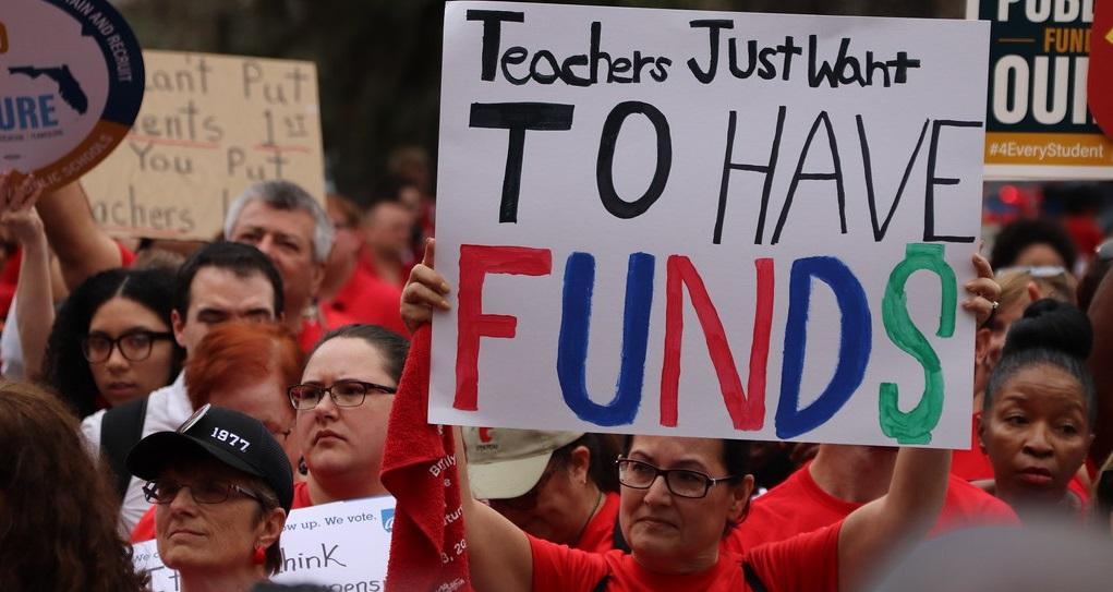Florida Teachers Take To The Capitol For More Education Funding, Pay