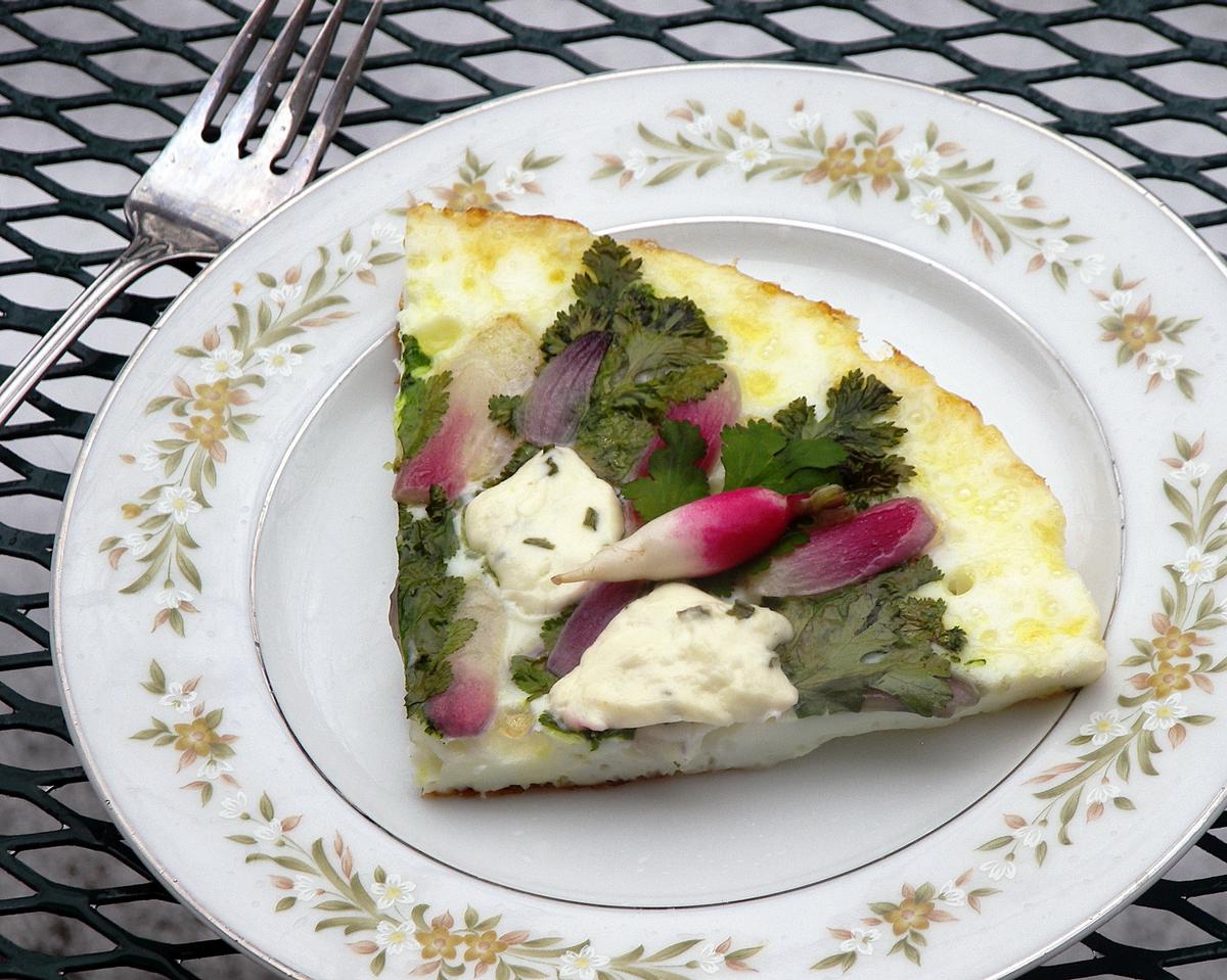 French Breakfast Radish Frittata Interlochen