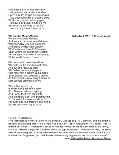 Iaa Choir And Chamber Singers April 24 2014 Interlochen