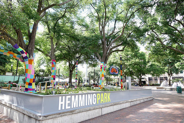 Law Firm Brings Recycling To Downtown Jacksonvilles Hemming Park