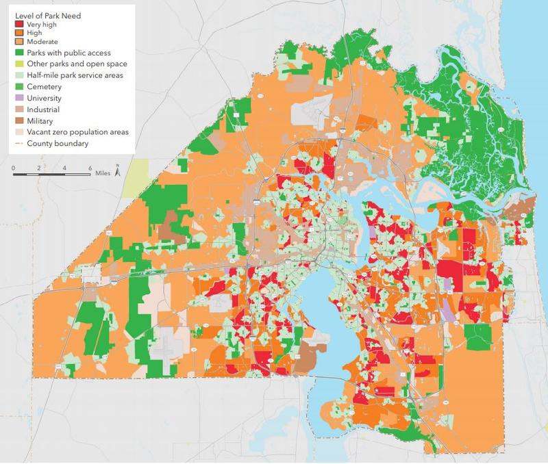Jacksonville's Park System Ranks No. 85 Among US Cities WJCT NEWS