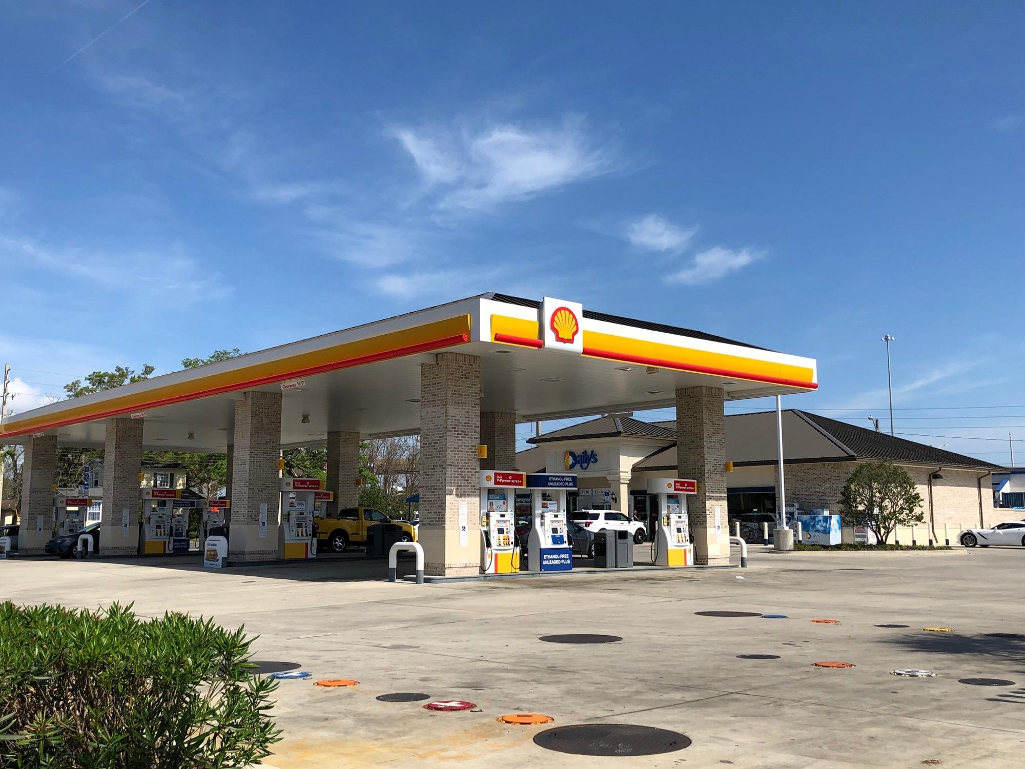 shell gas station with car wash near me