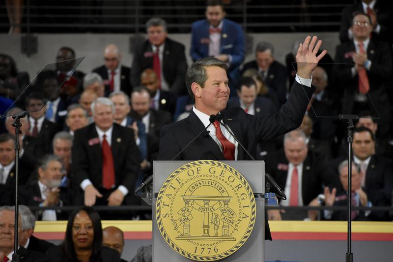 The Sounds Of Brian Kemp’s First Day As Governor | Georgia Public ...
