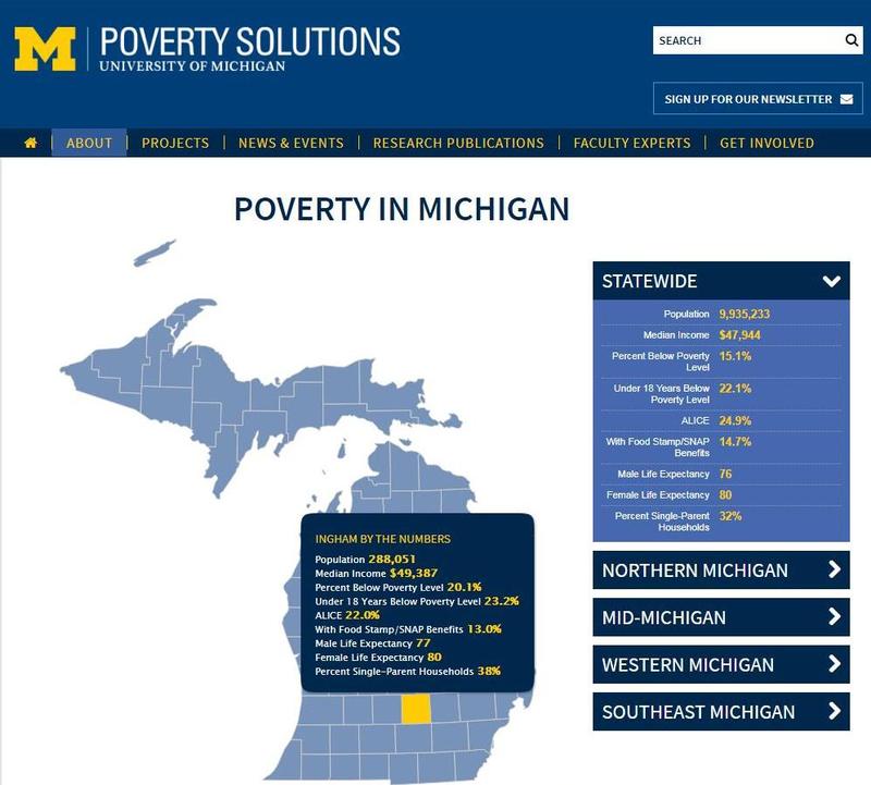 New Online Map Seeks To Help Examine Poverty In Michigan WKAR