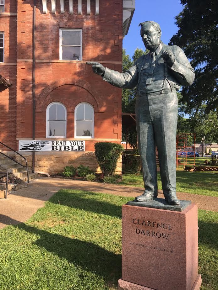 New ‘Scopes Monkey Trial’ Statue Erected in Tennessee Town WKMS
