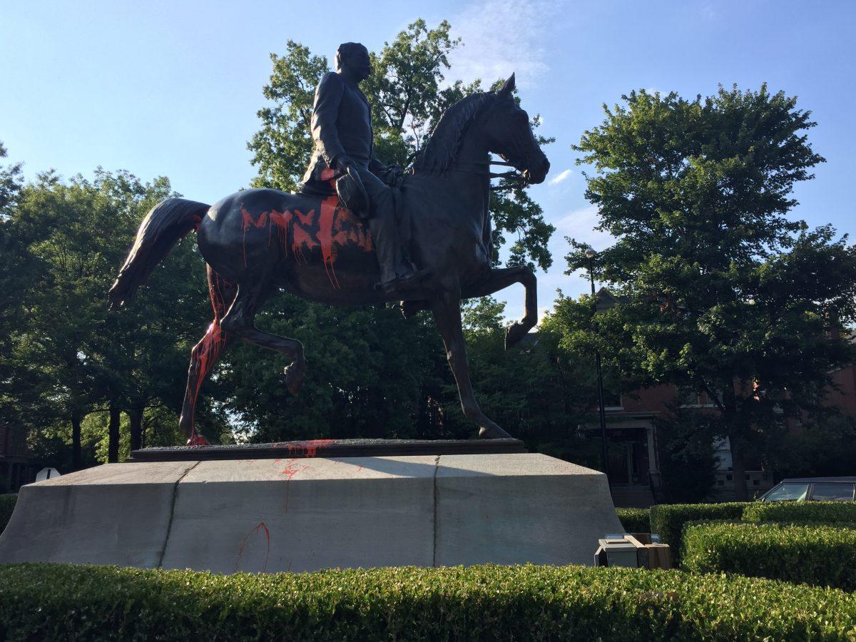 Louisville Officials Say Cleaning Vandalized Confederate Statue Will
