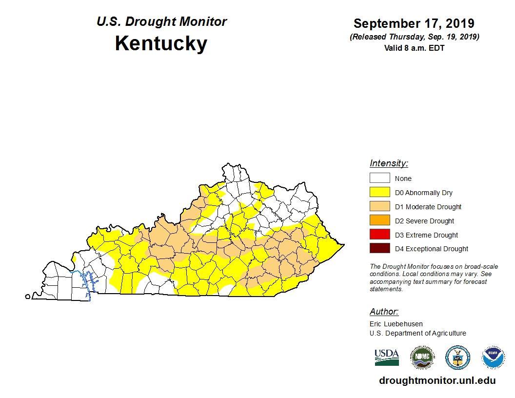 Dry Spell Puts Some Kentucky Counties In Moderate Drought Wkms