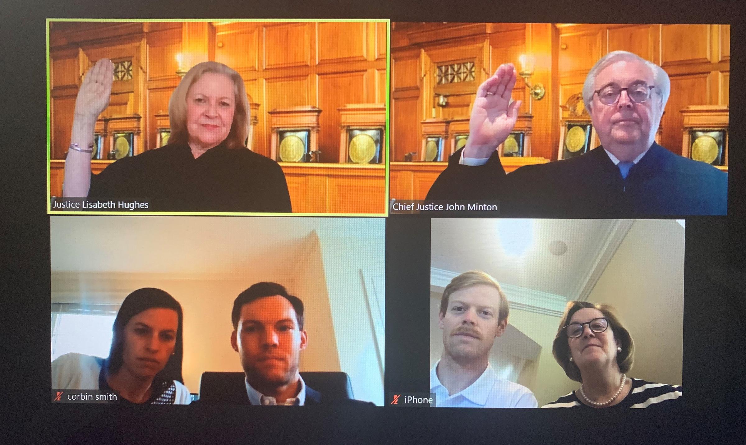 Kentucky Supreme Court Chief Justice Sworn In Via Zoom | WKMS