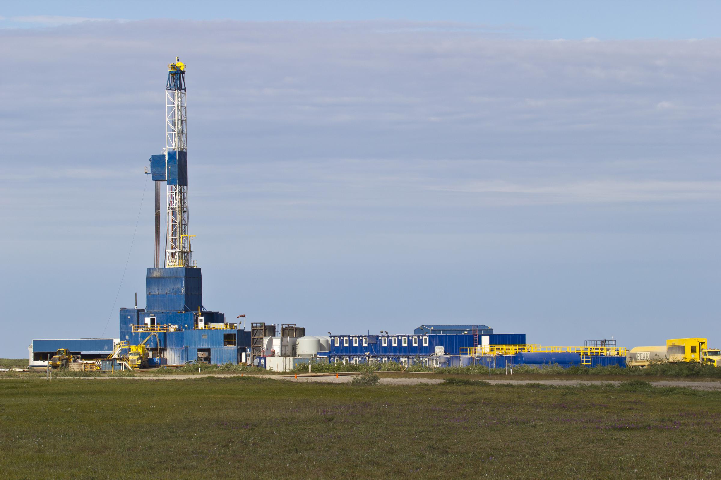 Восточная буровая. Прудо-Бэй США. Prudhoe Bay Oil field.