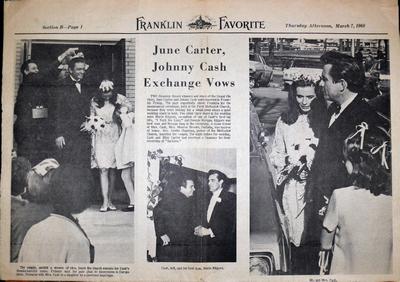 Kentucky Town Prepares To Celebrate Surprise Wedding Of Johnny And June Carter Cash Wku Public Radio