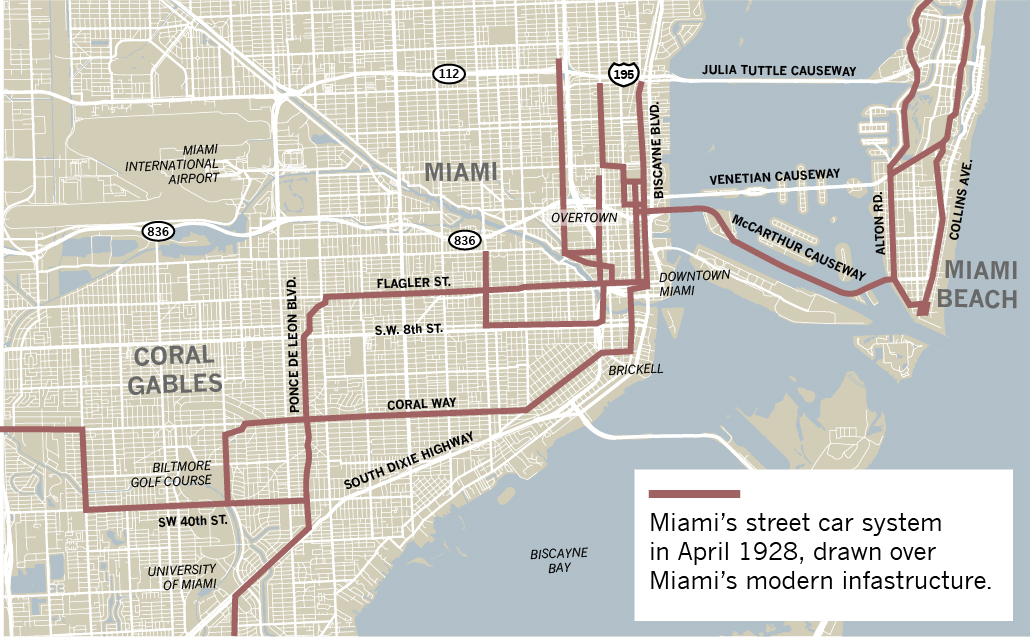 how miami-dade's dreams of light rail look a lot like its