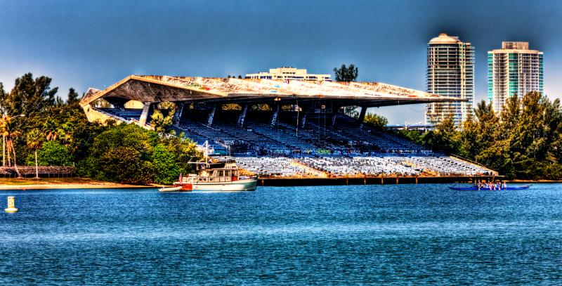 Miami Photographer Captures Changing Canvas Of Iconic Marine Stadium | WLRN