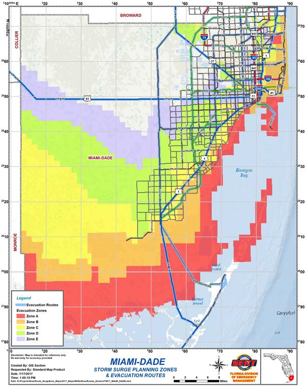 Interactive Map For Evacuation Zones Mapa Interactivo De Zonas De ...