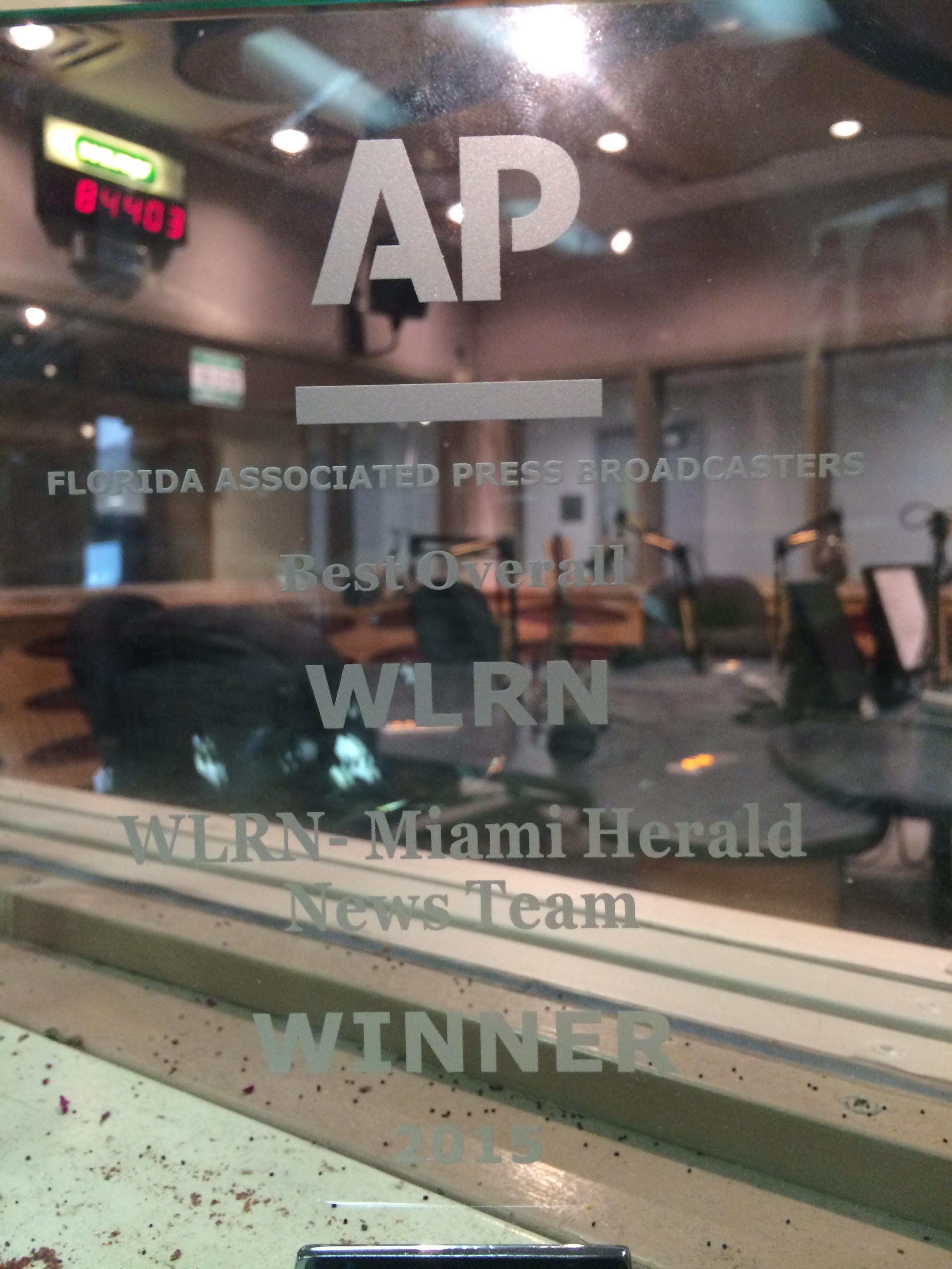 WLRN-Miami Herald News Wins 14 First-Place AP Broadcasters Awards | WLRN