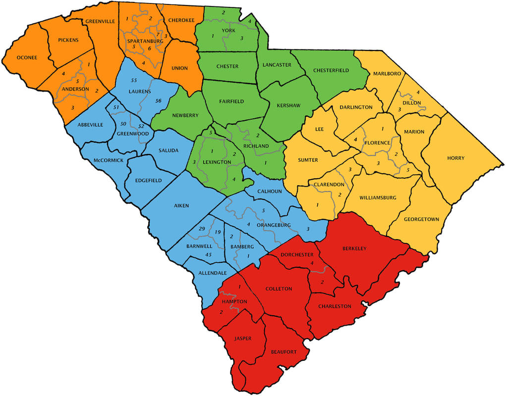 Sc Map  School Districts  