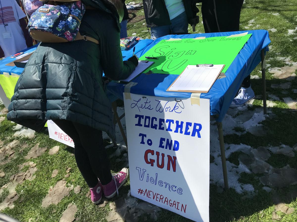 Young Student Activists Hold 'March For Our Lives' Rally For Gun Reform | WNIJ and WNIU