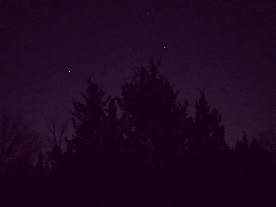 Christmas Star Is Actually Jupiter Saturn Cozying Up And You Can See Them All Month Long Wnij And Wniu