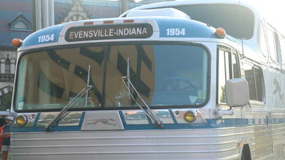 All Aboard Vintage Buses Arrive In Evansville For Weekend