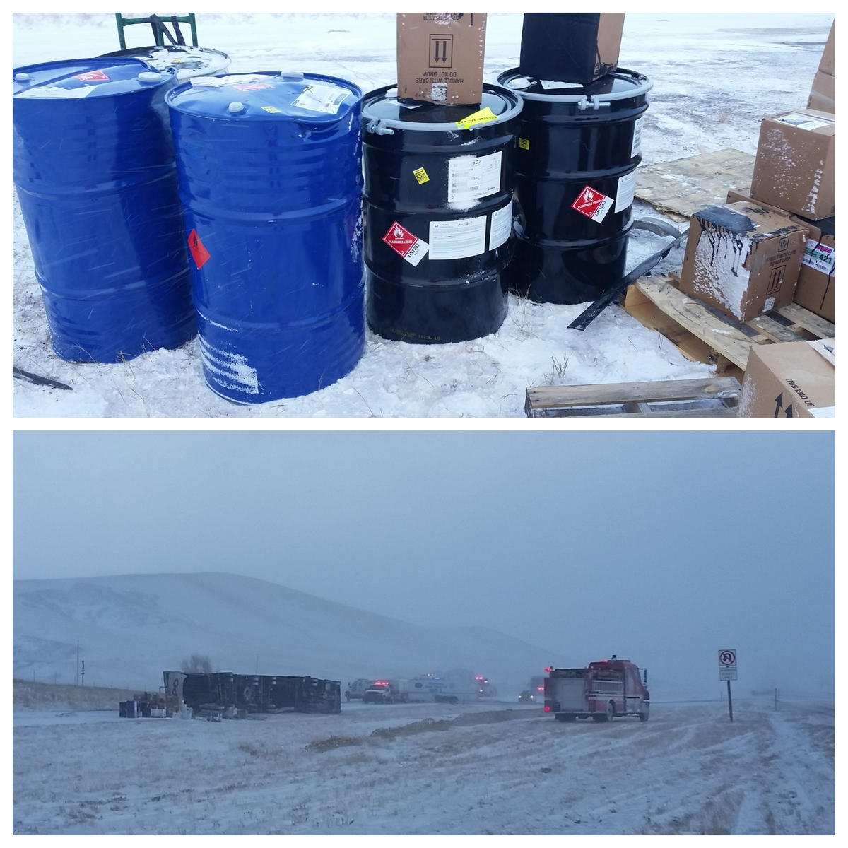 Crash Involving Hazardous Materials Closes I80 Wyoming Public Media