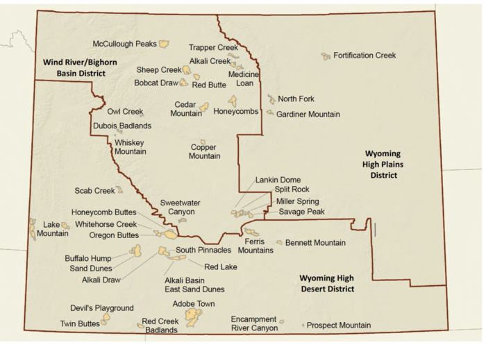 Initiative Looks At Wilderness Study Areas In Wyoming Counties ...