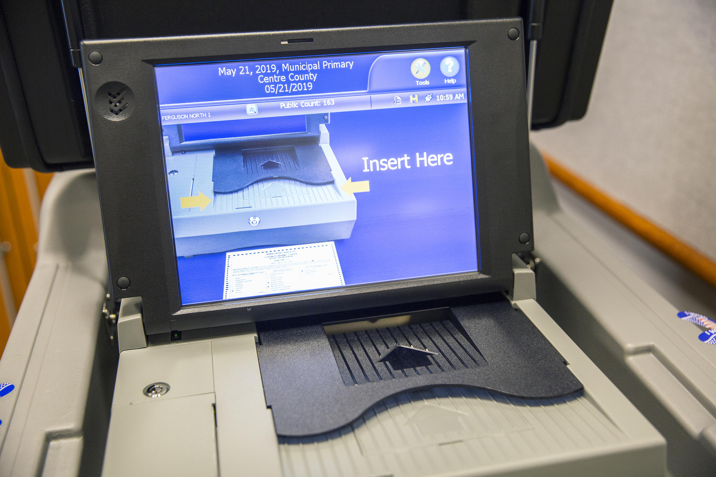 Centre County Primary Election Goes Smoothly With New Voting Machines
