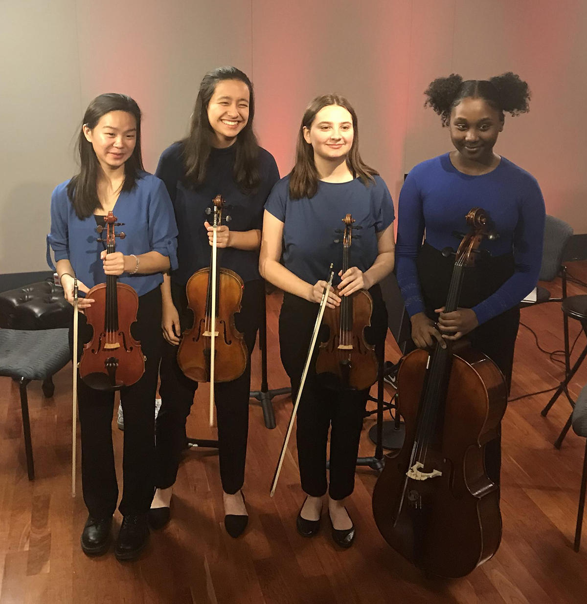 Watch and Listen Central High School String Quartet Plays Sousa With a