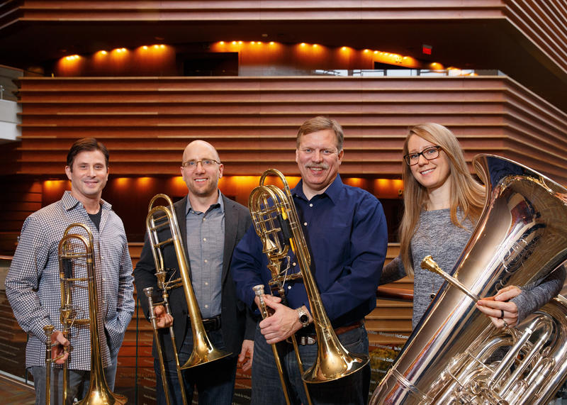 the low brass section of the philadelphia orchestra shines in je