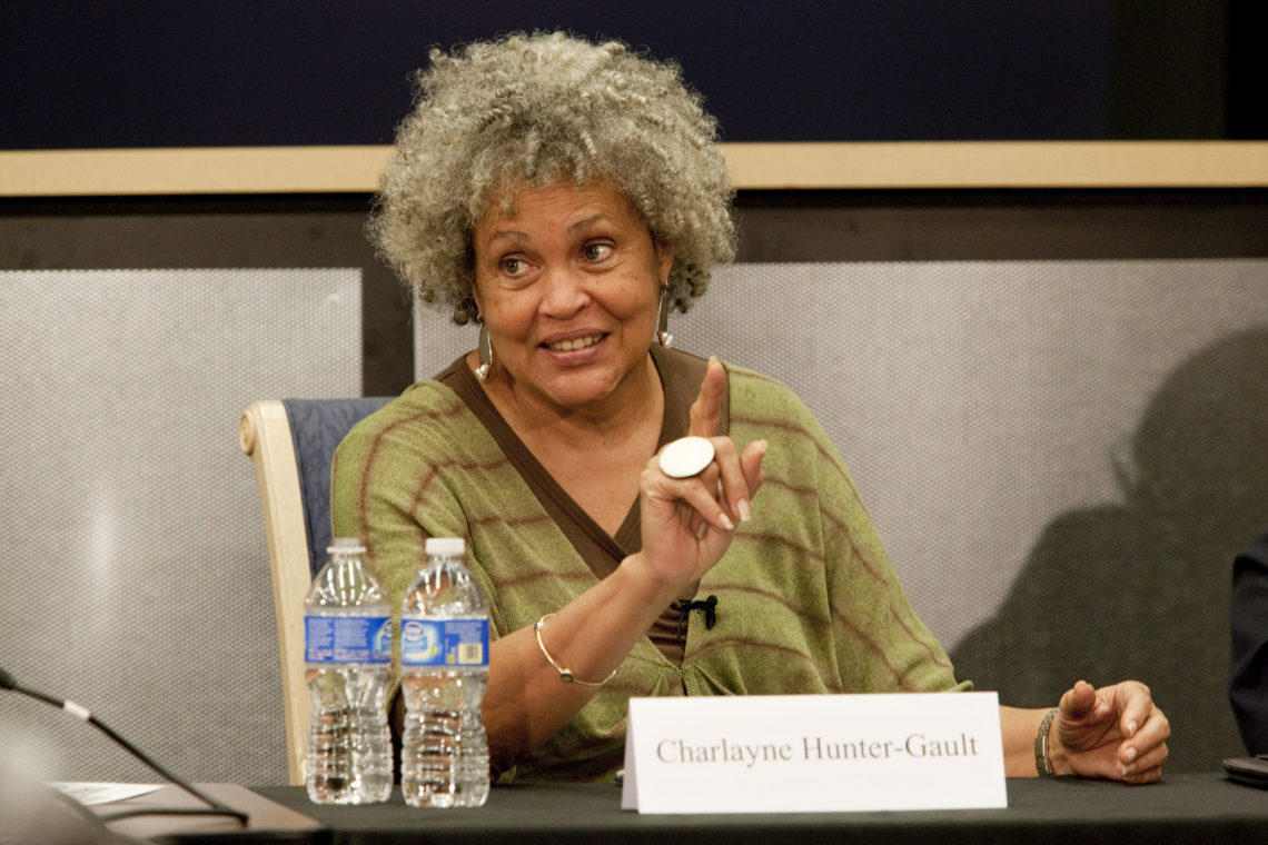 Annual HolmesHunter Lecture Will Feature Charlayne HunterGault as