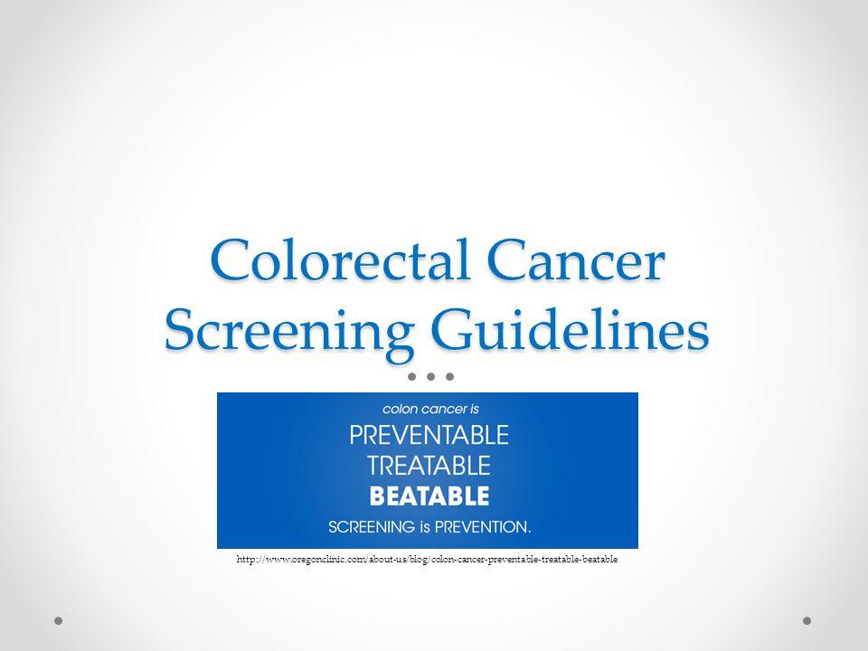 What You Should Know New Guidelines For Colon Cancer Screenings WUKY