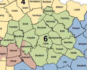 A Closer Look At The Sixth Congressional District Map  WUKY