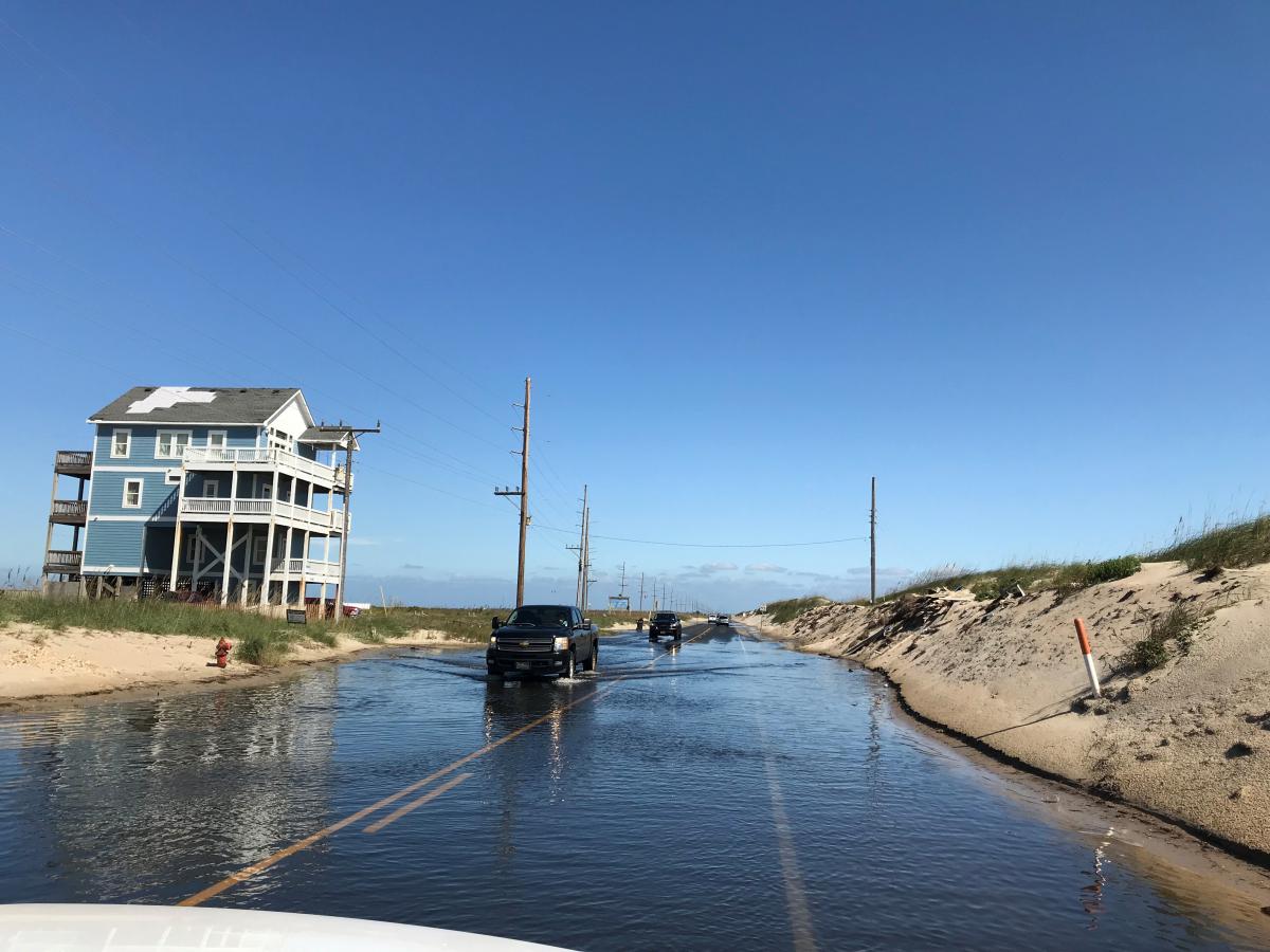 Rough Coastal Weather Closes Outer Banks' Only Highway WUNC