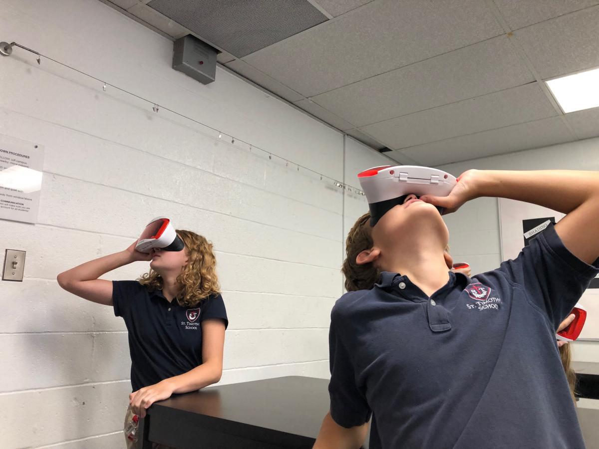 Virtual Reality Field Trips Take Students Around The World WUNC