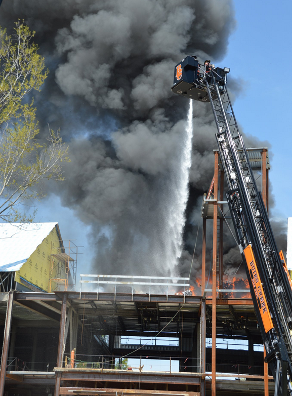 Fire Breaks Out At Campbell U Construction Site WUNC