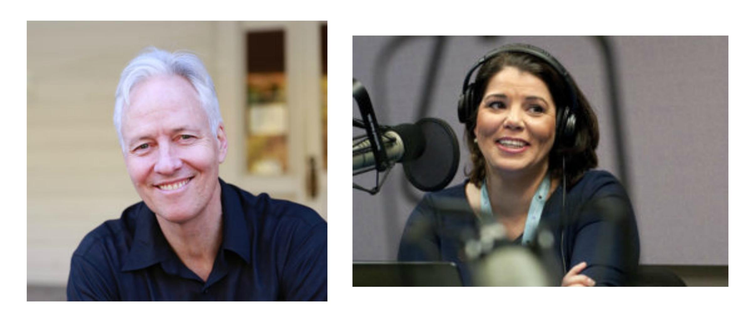 and producer john biewen, left, is joined by celeste headlee