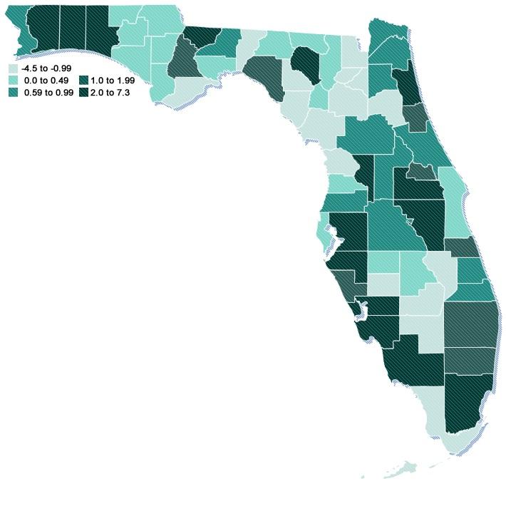 Florida Population Up 1% | WUSF News