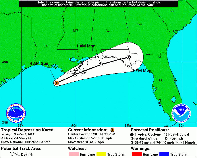 Tropical Storm Karen Disintegrates, Florida Stands Down | WUSF News