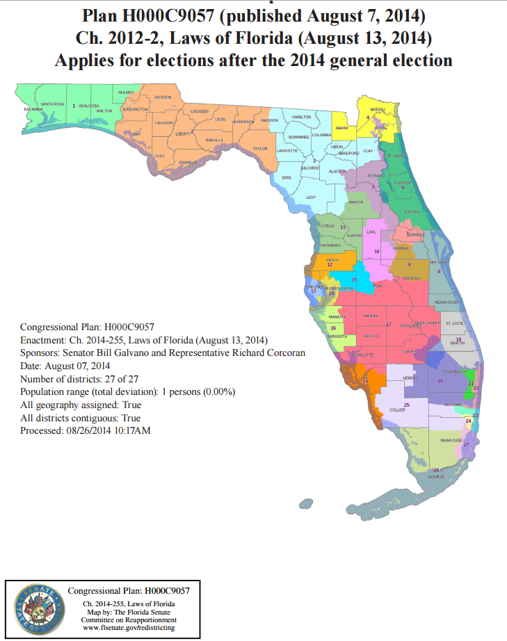 Florida's Congressional Districts Rejected As Gerrymandered WUSF News