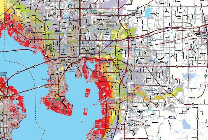 Map Of Florida Evacuation Zones - United States Map