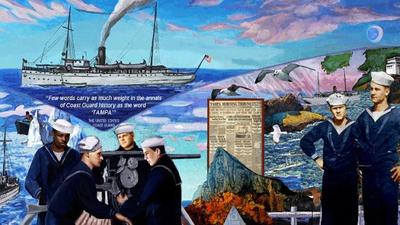 New Mural Exhibit Honors Crew Of The Uss Tampa Wusf News