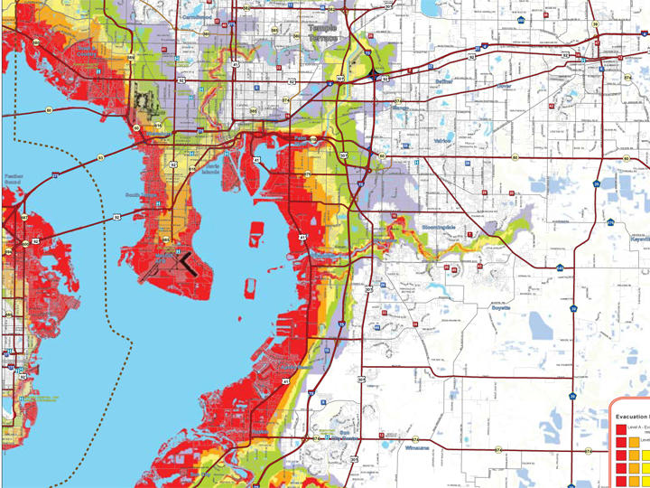 Searchable Maps Show County Evacuation Zones | WUSF News